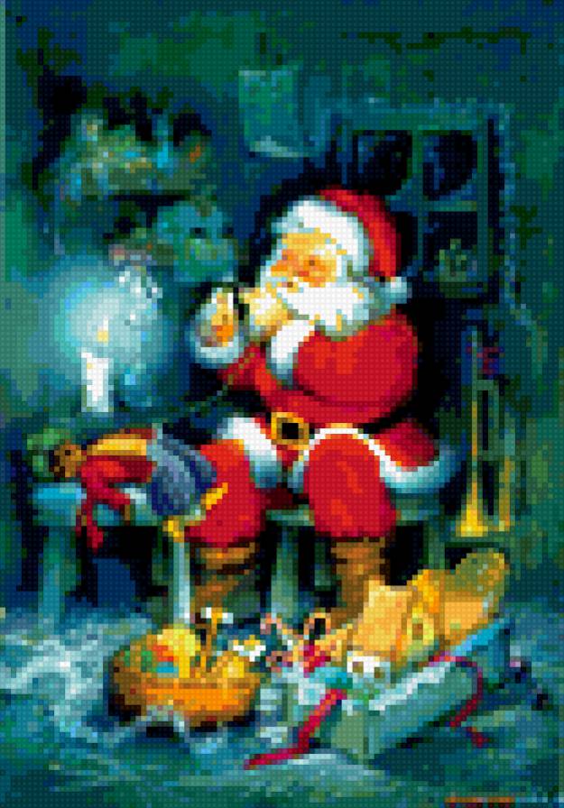 санта - новый год - предпросмотр