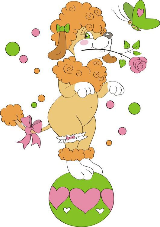 песик - детская, собачки, зверята, детям, мультяшки, муль, цирк, собака, собачка - оригинал