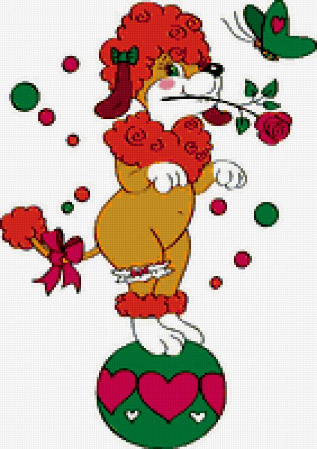 песик - собака, зверята, цирк, собачка, детям, детская, мультяшки, муль, собачки - предпросмотр