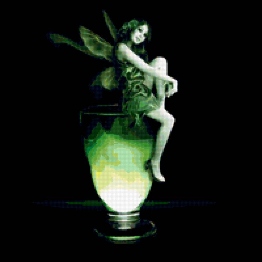 фея абсента - зеленое божество, грезы, фея, абсент - предпросмотр