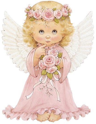 Ангел розовый - ангелы - оригинал