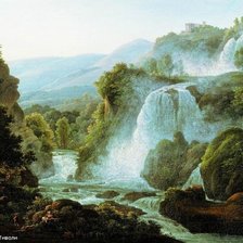 Оригинал схемы вышивки «водопад» (№210104)