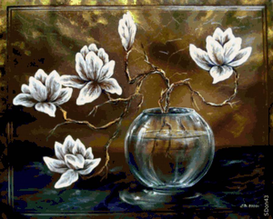 Магнолия - цветы - предпросмотр