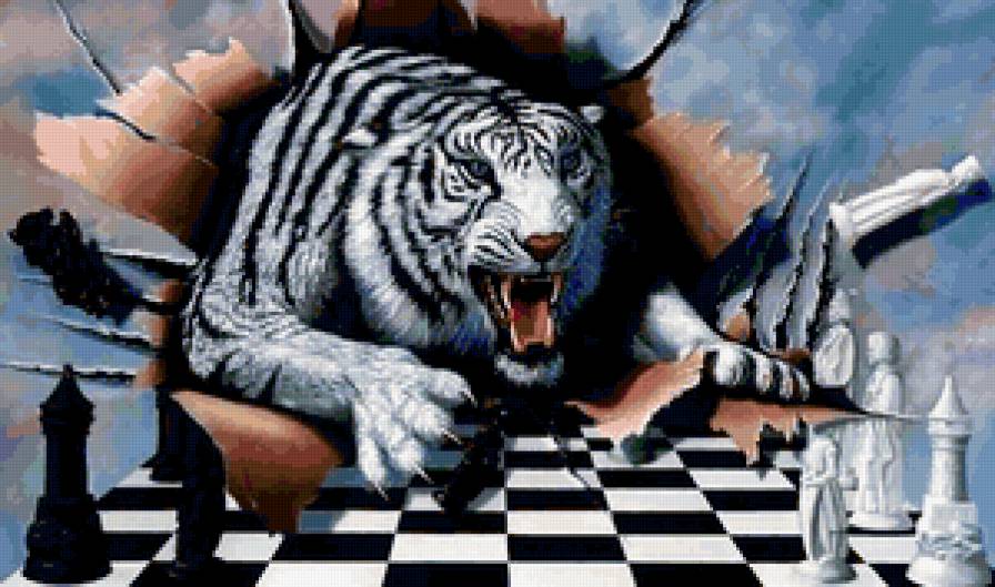 тигр - дали - предпросмотр