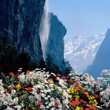 Схема вышивки «водопад 2»