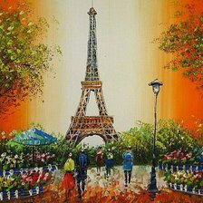 Схема вышивки «Париж»