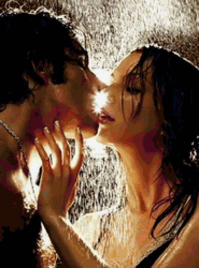 влюбленная пара - влюбленная пара, картина, красота, девушка, любовь - предпросмотр