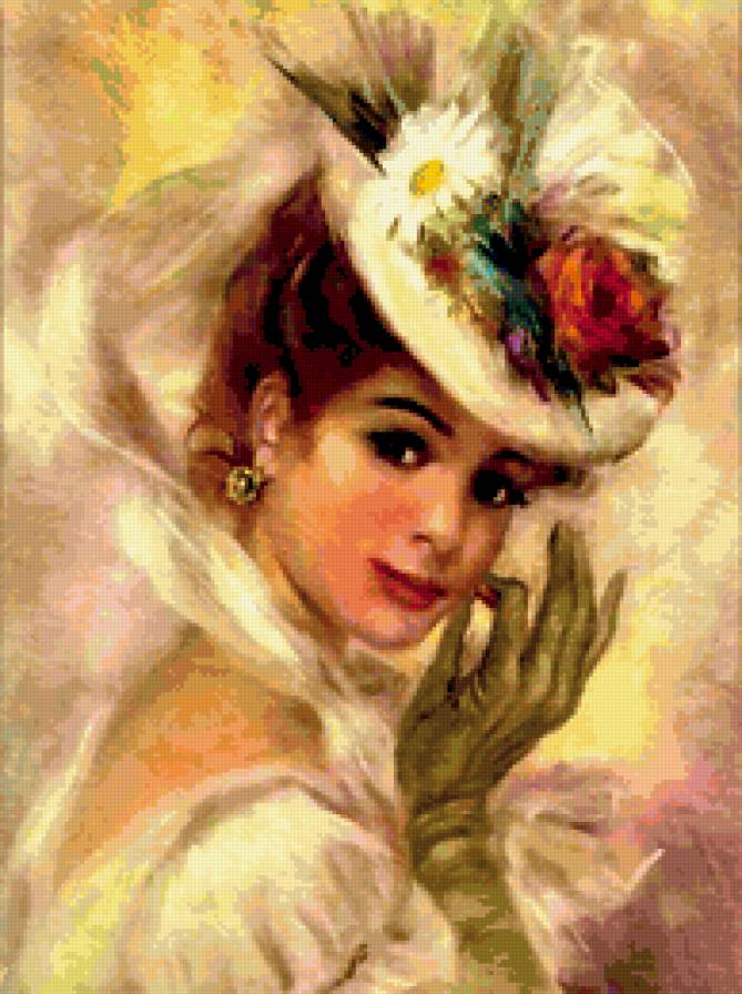 девушка - девушка, одиночество, красота, картина, любовь - предпросмотр