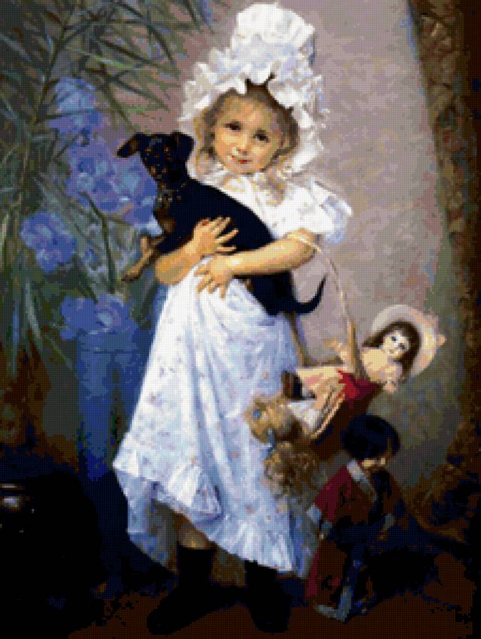 девочка с собакой - дети, собаки - предпросмотр