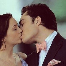 Схема вышивки «Чак и Блер»