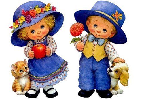 детки - девочка, люди, мальчик, девушка - оригинал