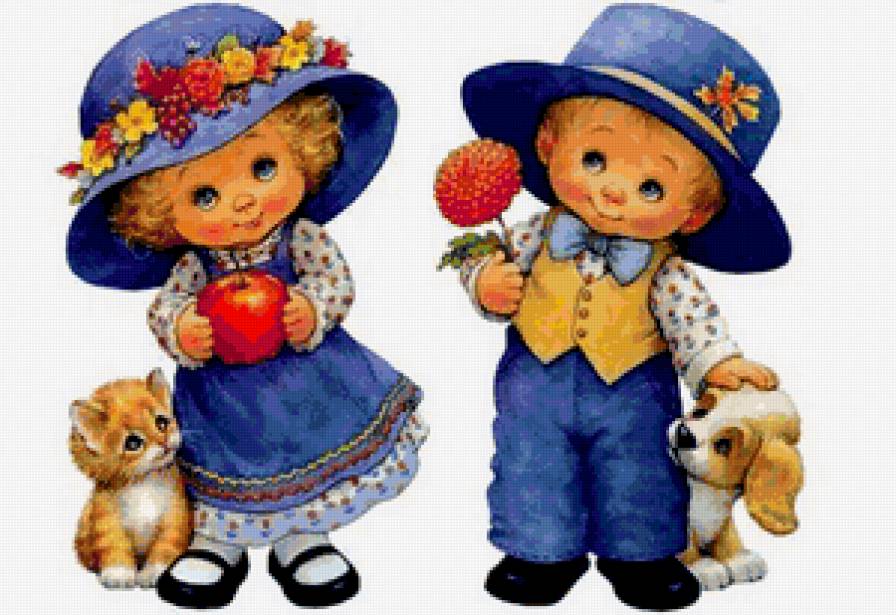 детки - мальчик, девочка, люди, девушка - предпросмотр