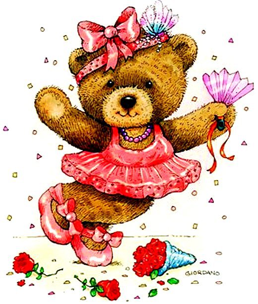 Балеринка - мишка, балерина - оригинал