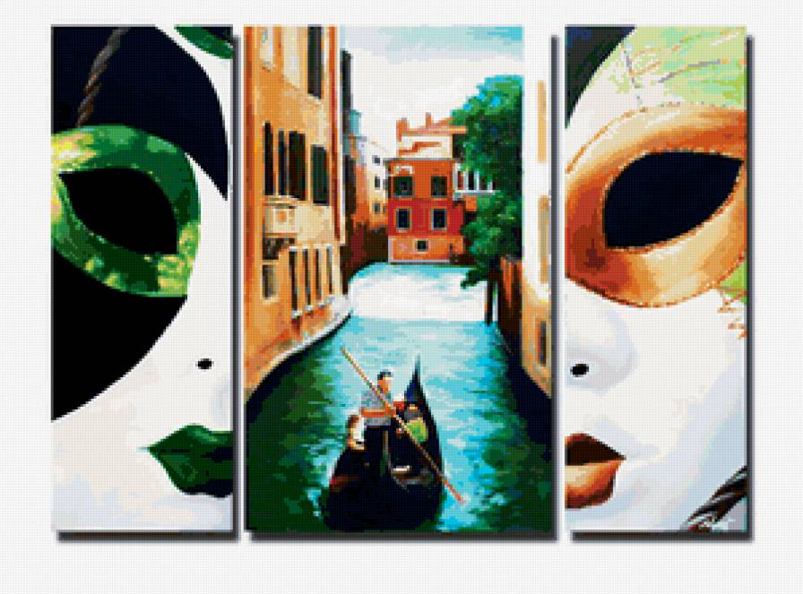 Диптих, Триптих, Полиптих "ДВЕ "МЕЛОДИИ - диптих, полиптих, триптих, венеция - предпросмотр