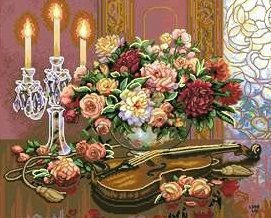 натюрморт - натюрморт, романтика, , природа, букет, цветы - оригинал