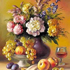 Схема вышивки «натюрморт»