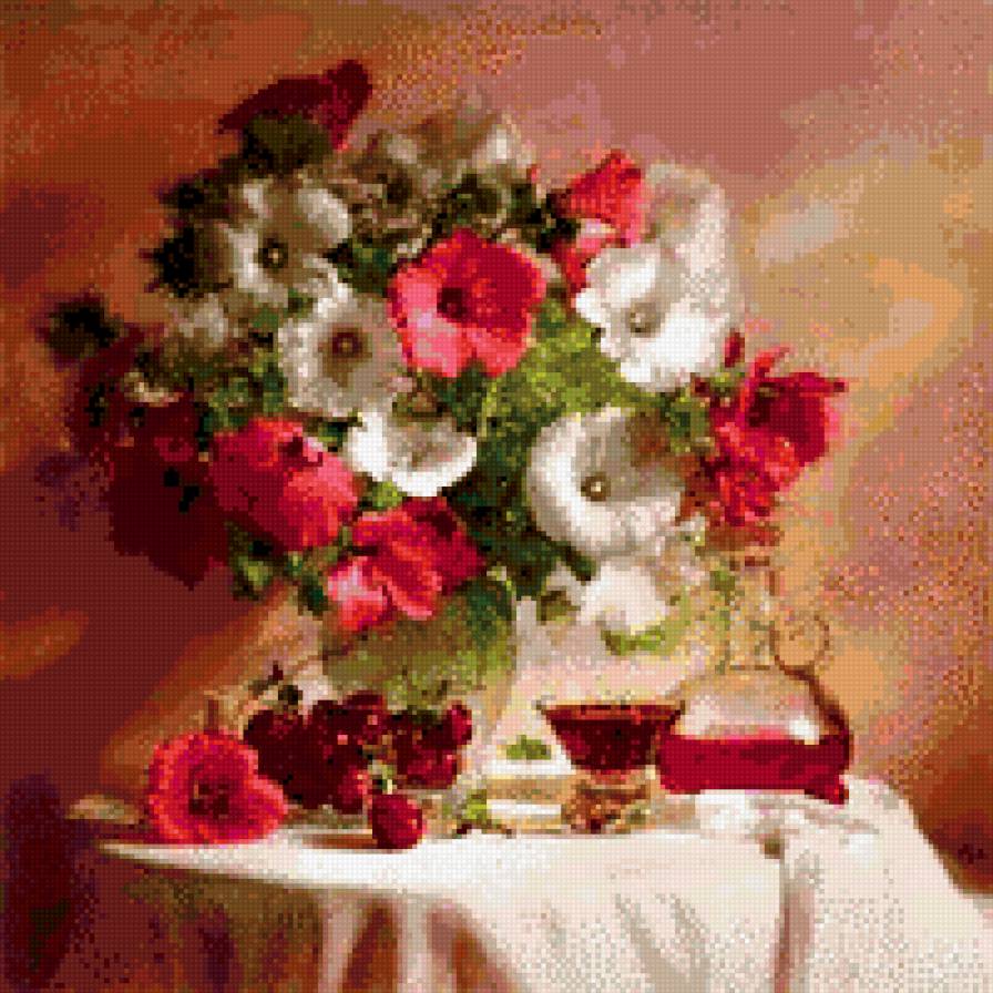 натюрморт - природа, , цветы, романтика, букет, натюрморт - предпросмотр