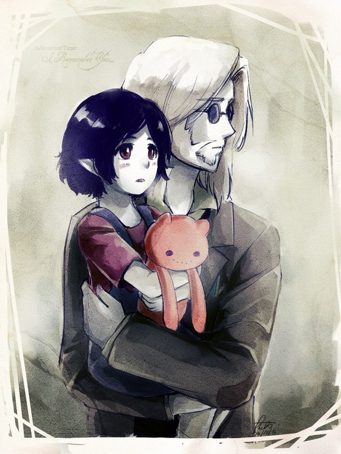 Саймон и Марселин - adventure time, саймон, марселин, мультфильмы, ice king - оригинал