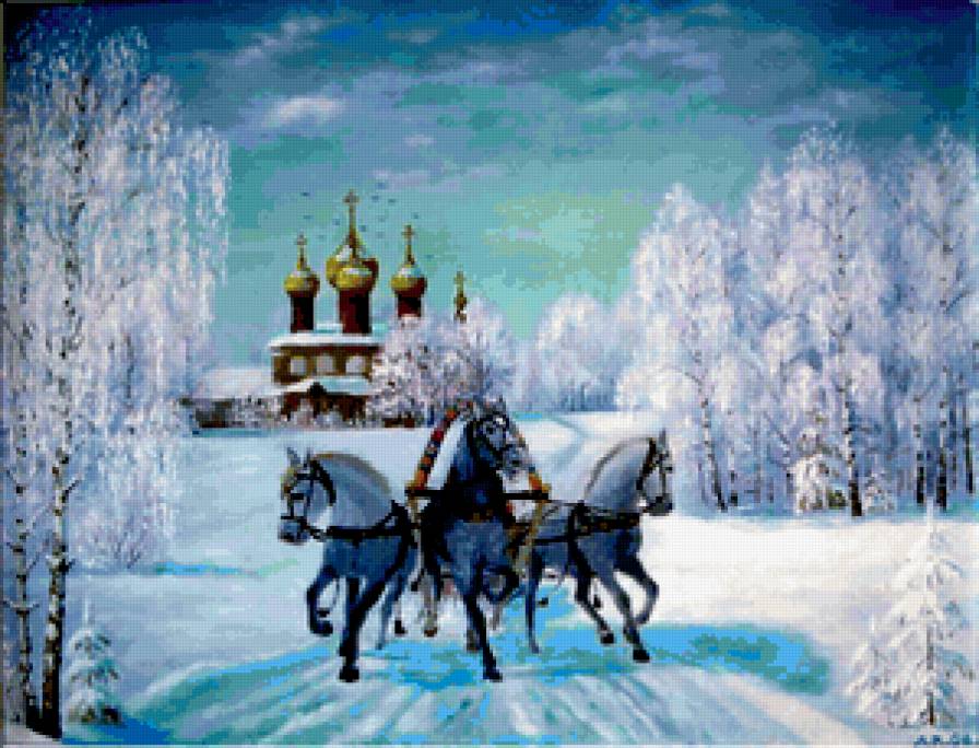 №212613 - природа, небо, кони - предпросмотр