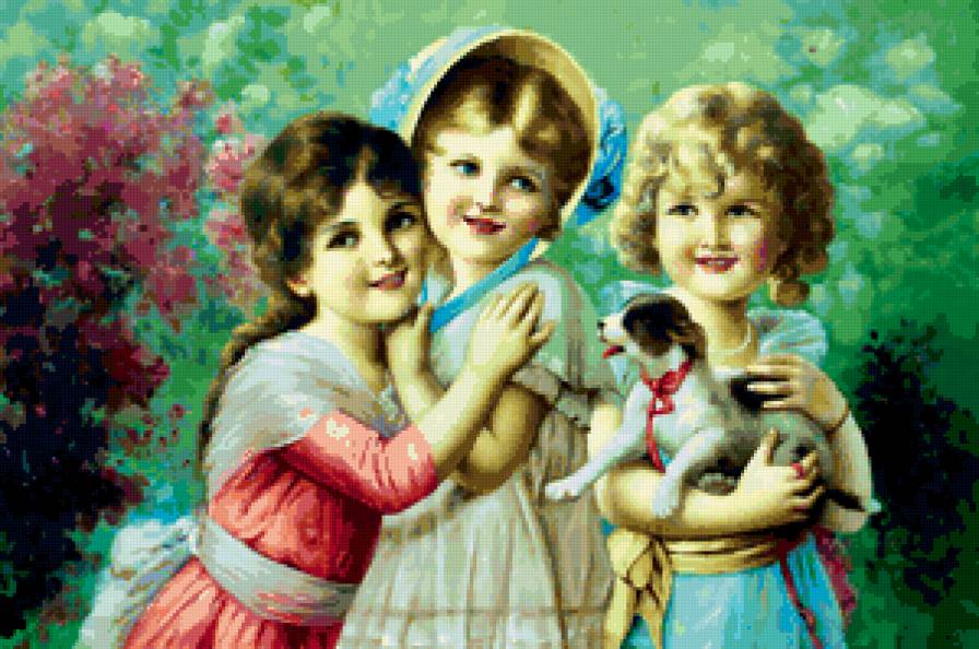 ЗОЛОТОЙ ВЕК -АНГЕЛЫ - вера.надежда, любовь, цветы, от известных художников, ангелы - предпросмотр