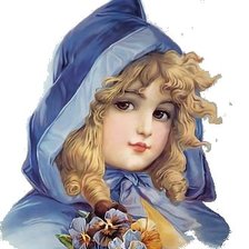 Схема вышивки «Девочка»