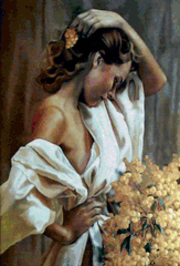 девушка - красота, картина, любовь, одиночество, девушка - предпросмотр