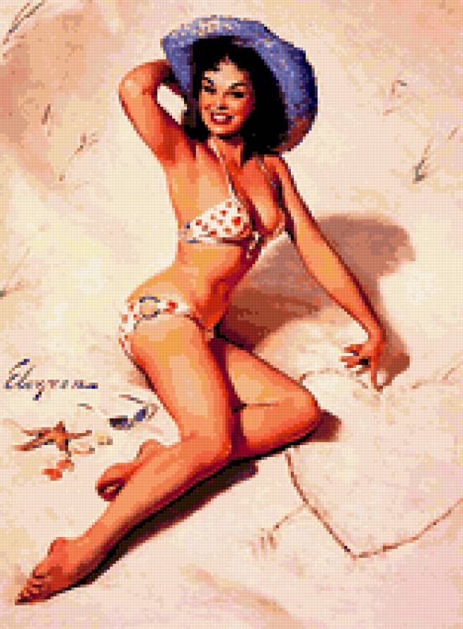 ретро - ретро, pinup, девушки - предпросмотр