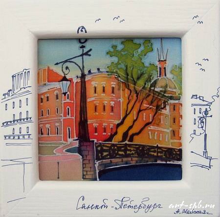 Петербург - батик алисы майской - оригинал