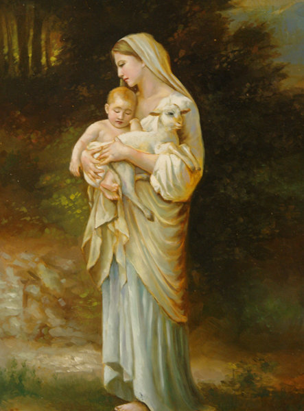 ЗОЛОТОЙ ВЕК -ИСТОРИЯ ОДНОЙ ЖЕНЩИНЫ - ягненок, дети, ангел, женщина, от известных художников - оригинал