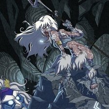 Схема вышивки «мертвая принцесса №8»