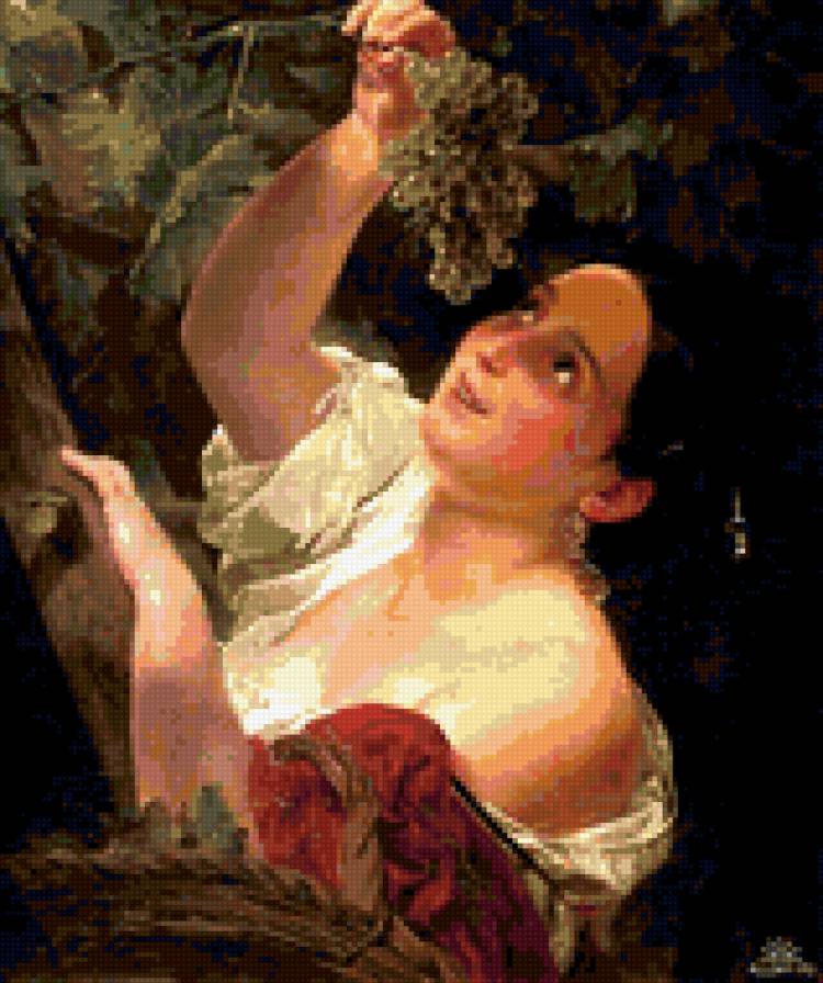 итальянский полдень - карл брюлов - предпросмотр