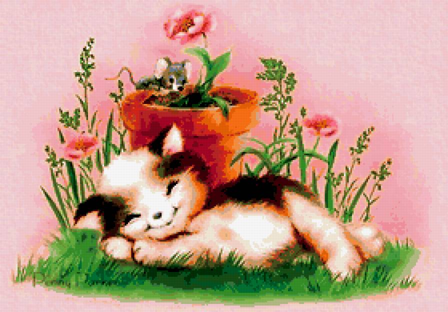 котик - животные - предпросмотр