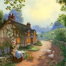 Схема вышивки «красота»