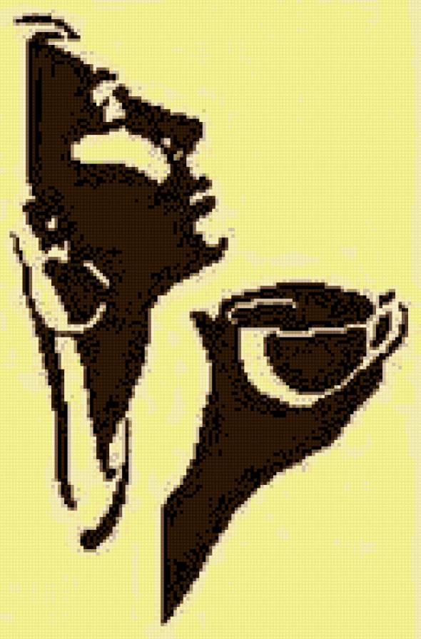 Женщина и кофе - женщина, кофе - предпросмотр