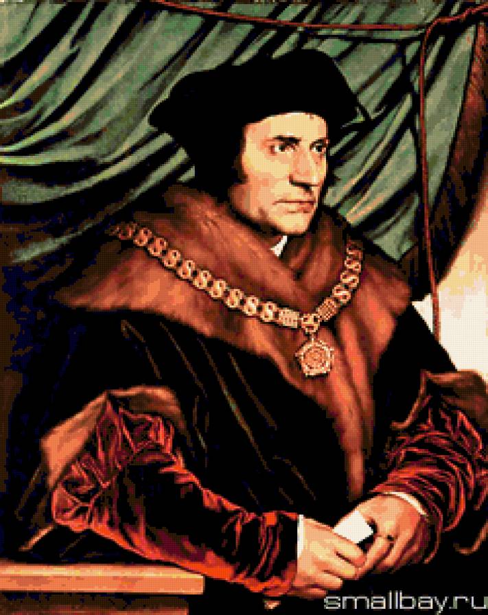 Гольбен Ганс. Томас Мор. - портрет, лицо, мужчины., люди - предпросмотр