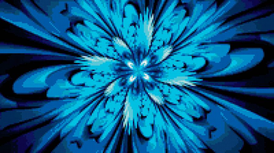 абстрактная снежинка - абстракция - предпросмотр