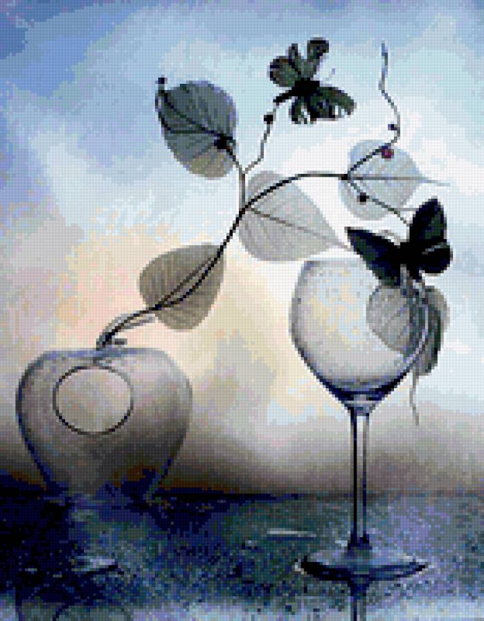 натюрморт - стекло, натюрморт - предпросмотр