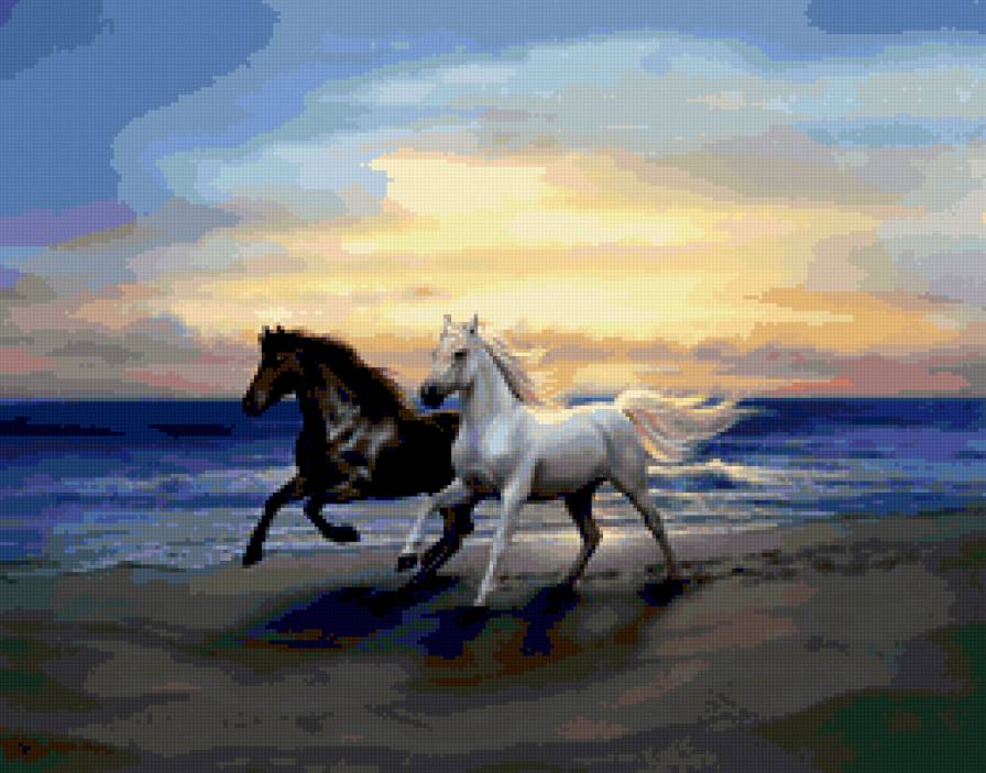 серия "животные" - животные. кони - предпросмотр