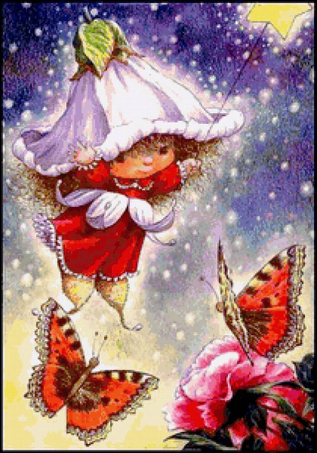 эльфийка - ангелы, фэнтези, эльфы, дети - предпросмотр