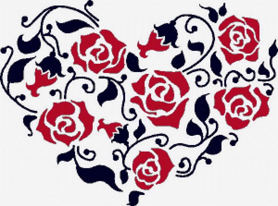 валентинка - сердце, сердечки, сердечко, валентинка, монохром, валентинки - предпросмотр