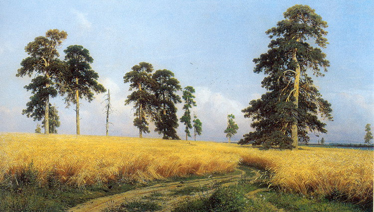 Рожь2 - рожь, шишкин - оригинал