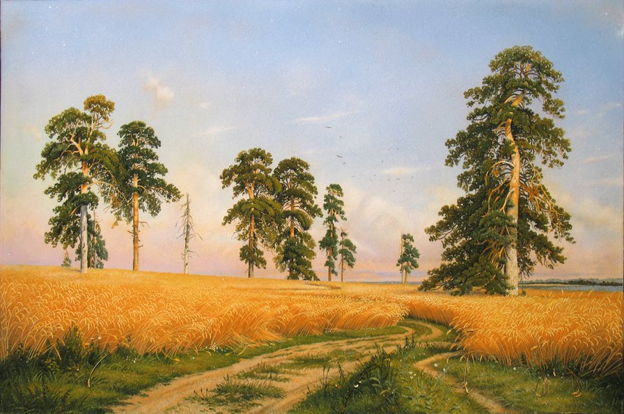 Рожь4 - рожь, шишкин - оригинал
