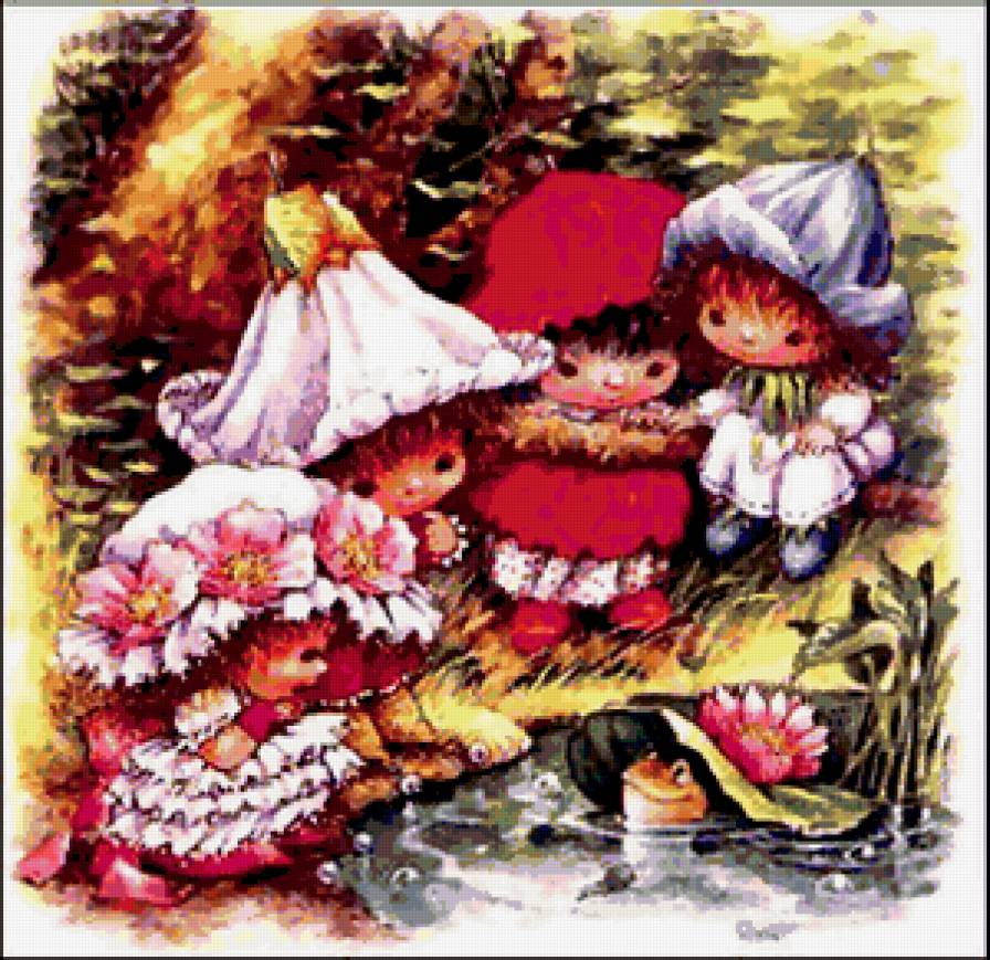 эльфы - эльфы, ангелы, фэнтези, дети - предпросмотр