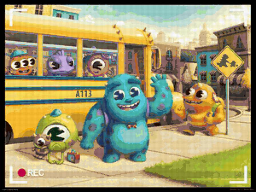 Мини корпорация монстров - мультфильм, корпорация монстров - предпросмотр