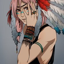 Схема вышивки «Bishonen»