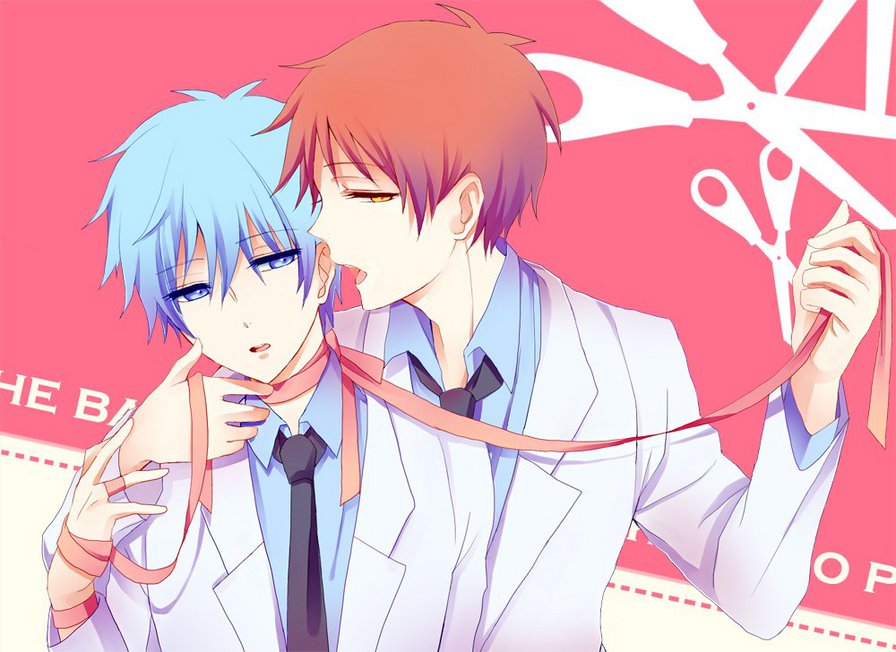 Схема вышивки «Куроко и Акаши» Вышивка крестом