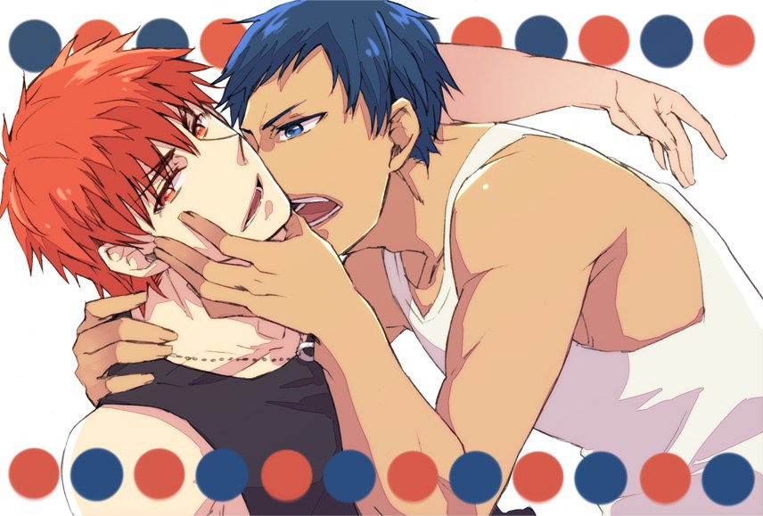 Дайки и Кагами - яой, yaoi, kuroko no basuke, аниме, баскетбол куроко - оригинал