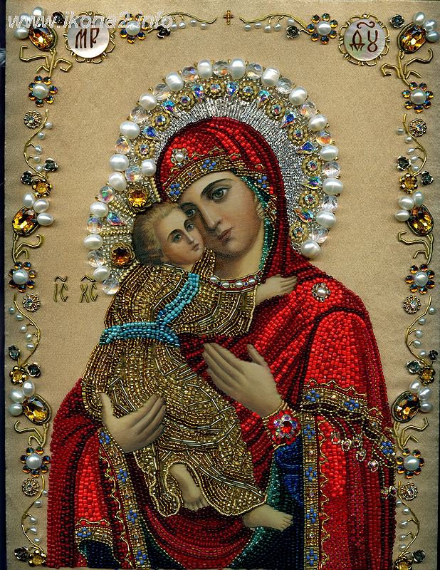Владимирская Богородица - богородица, икона - оригинал