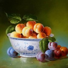 Схема вышивки «фрукты»