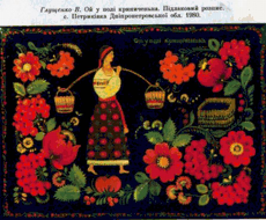 Петриківський розпис - предпросмотр